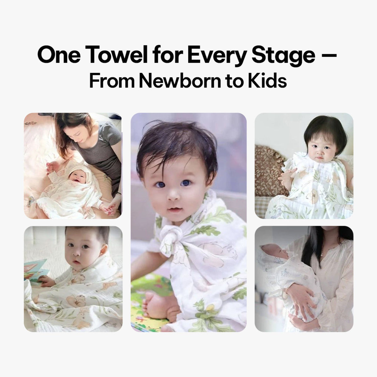 Cottontail Baby PureSoft Gauze Towel