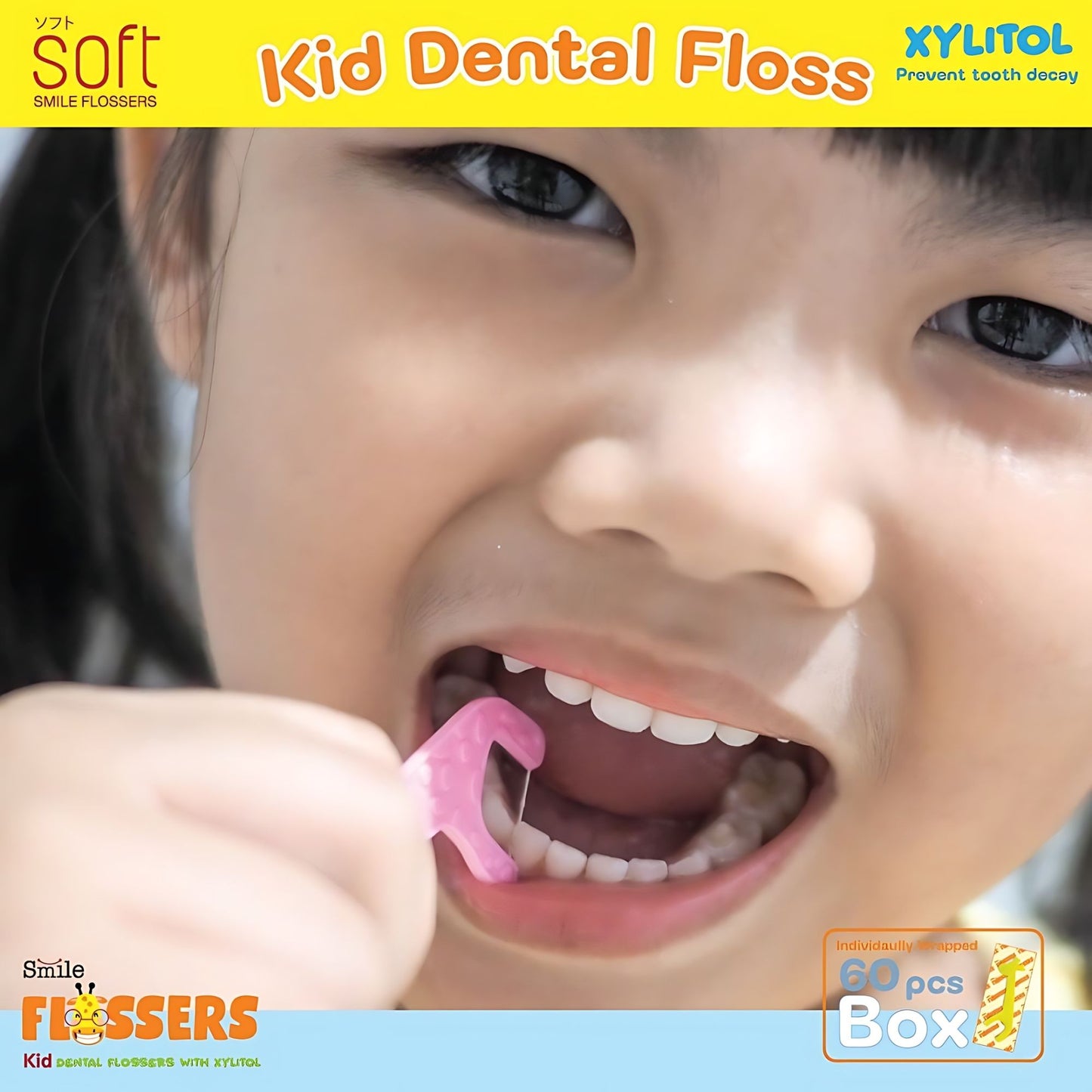 Soft Smile Dental Kids Flossers (Soft Flossers Box)