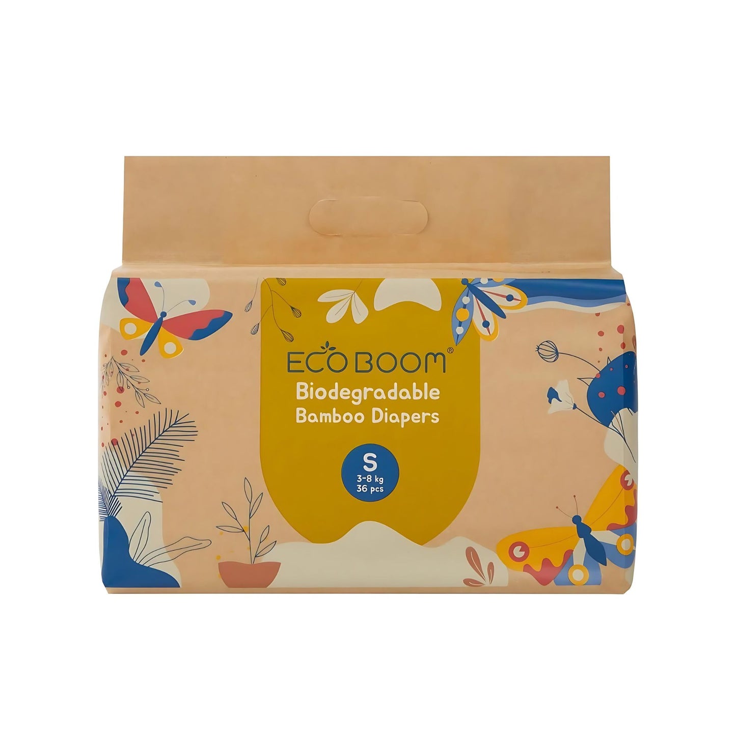 Eco Boom Biodegradable Bamboo Tape Trial Pack Diapers