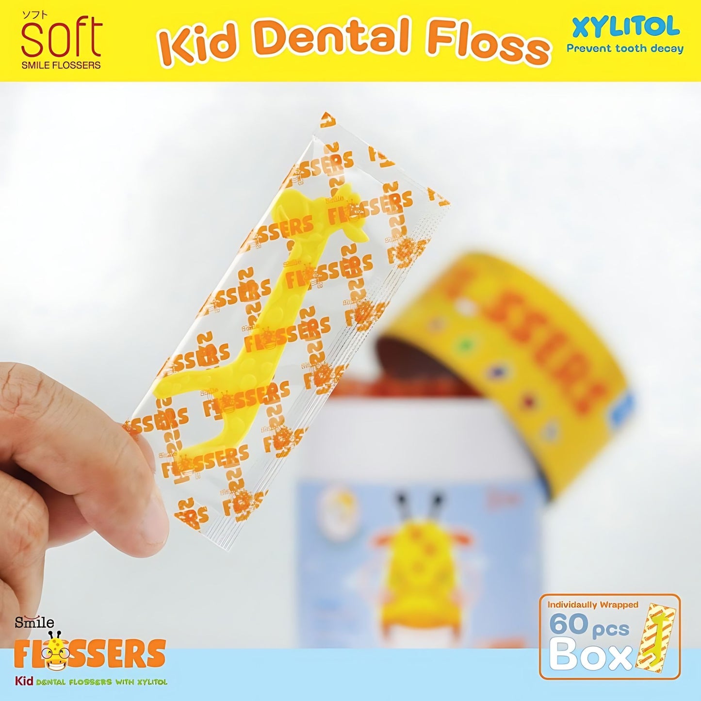 Soft Smile Dental Kids Flossers (Soft Flossers Box)