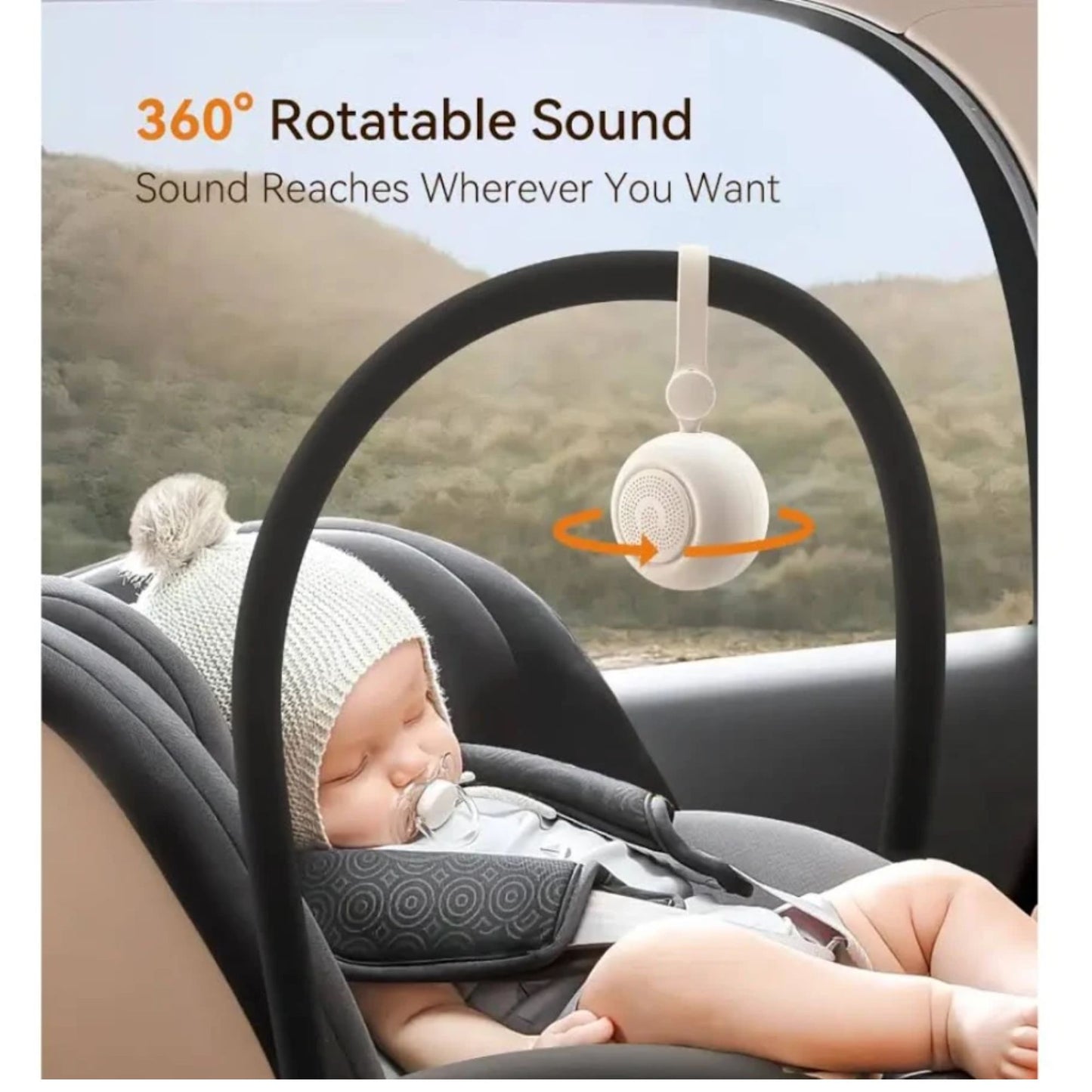 Nizu Snooz Go | Travel Sound Machine for Baby