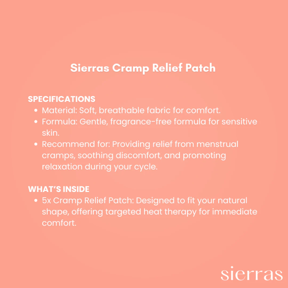 Sierras Cramp Relief Patches