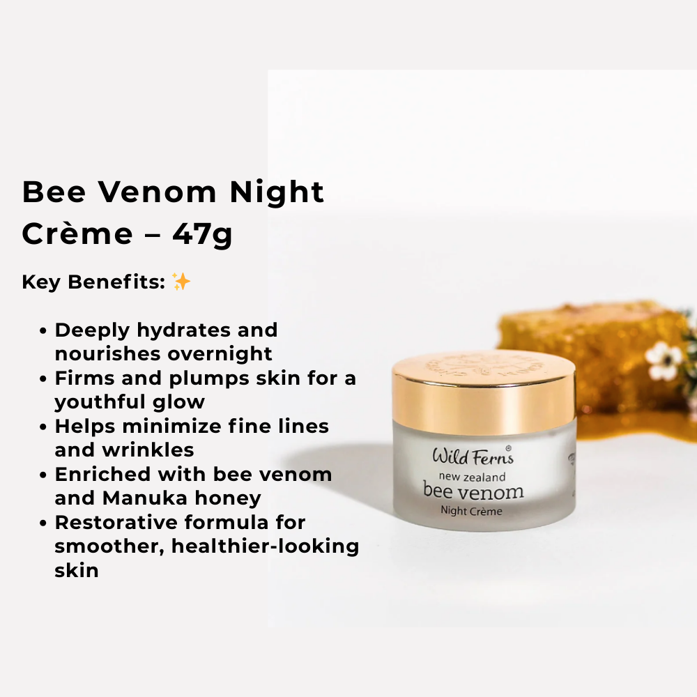 Wild Ferns Bee Venom Night Crème (47g)