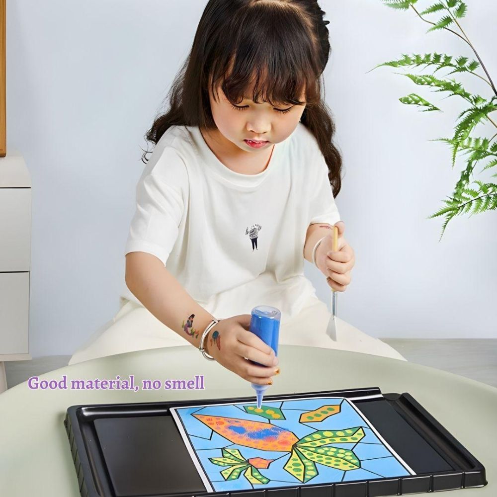 Mr. Toys Sand Painting Artist Kit | Creative DIY Sand Art Set for Kids