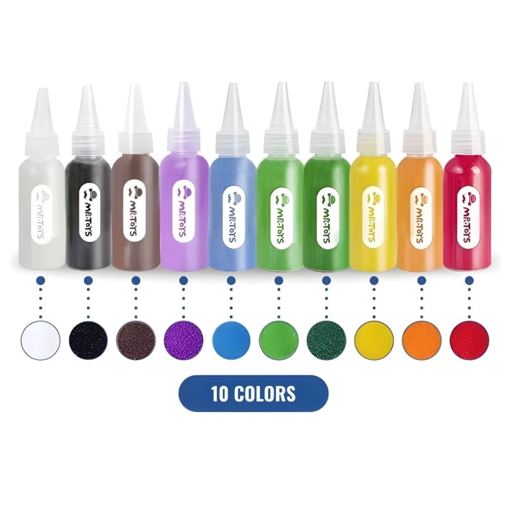 Mr. Toys Sand Painting Artist Kit | Creative DIY Sand Art Set for Kids