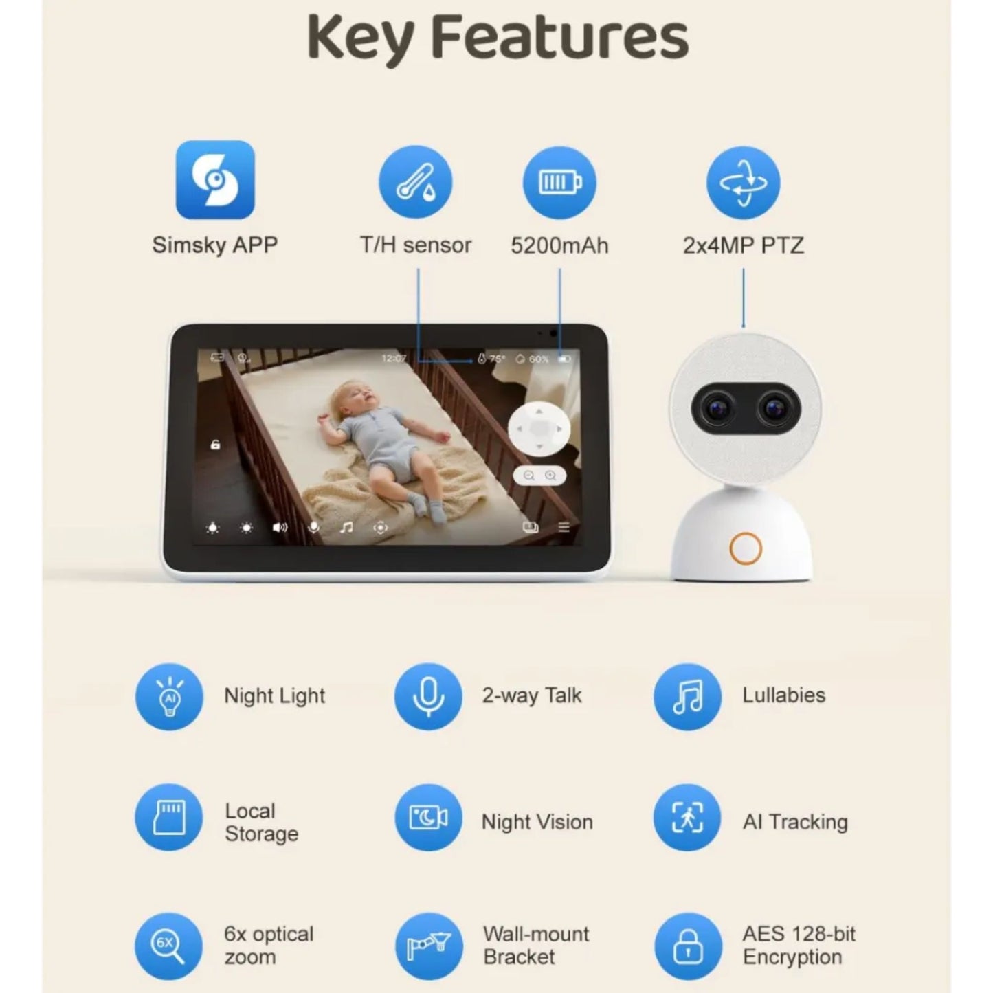 Nizu Simsky AI Baby Monitor