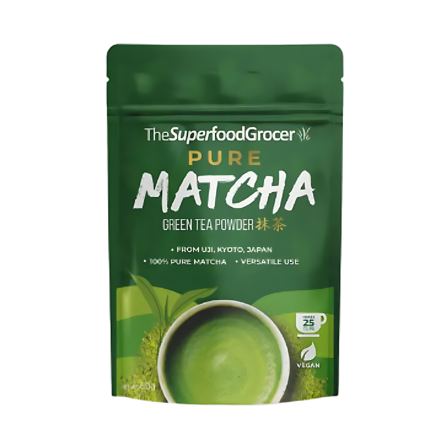The Superfood Grocer Pure Japanese Matcha Green Tea Powder 50g