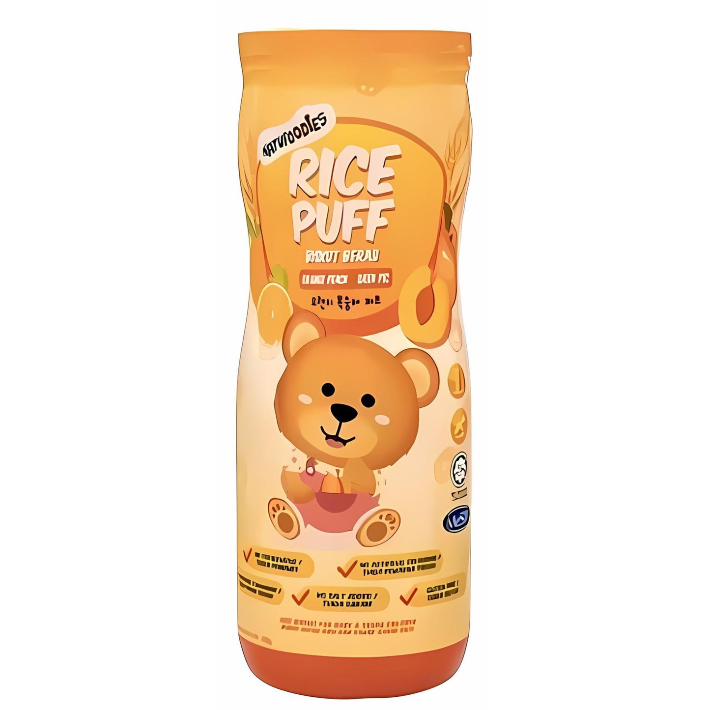 Natufoodies Organic Rice Puff Snack for Baby Toddler 8 Months Up