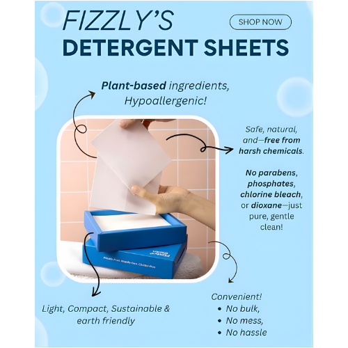 Fizzly Clean Laundry Sheet