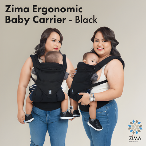 Zima NON-MESH BLACK V2 Ergonomic Baby Carrier