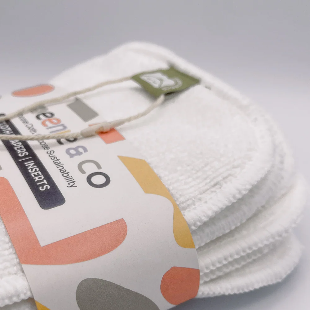 Meenie & Co Reusable Cloth Nappy Inserts Bundle of 3