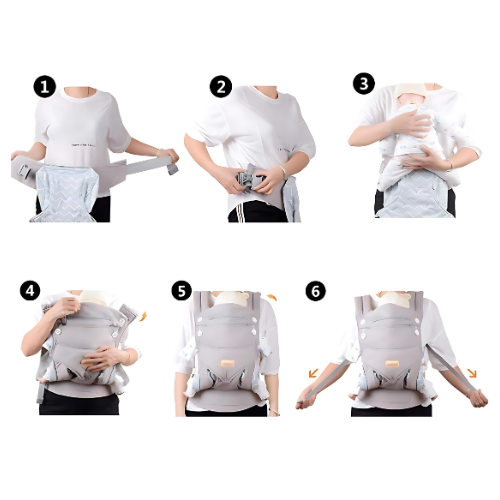 Zima NON-MESH BLACK V2 Ergonomic Baby Carrier