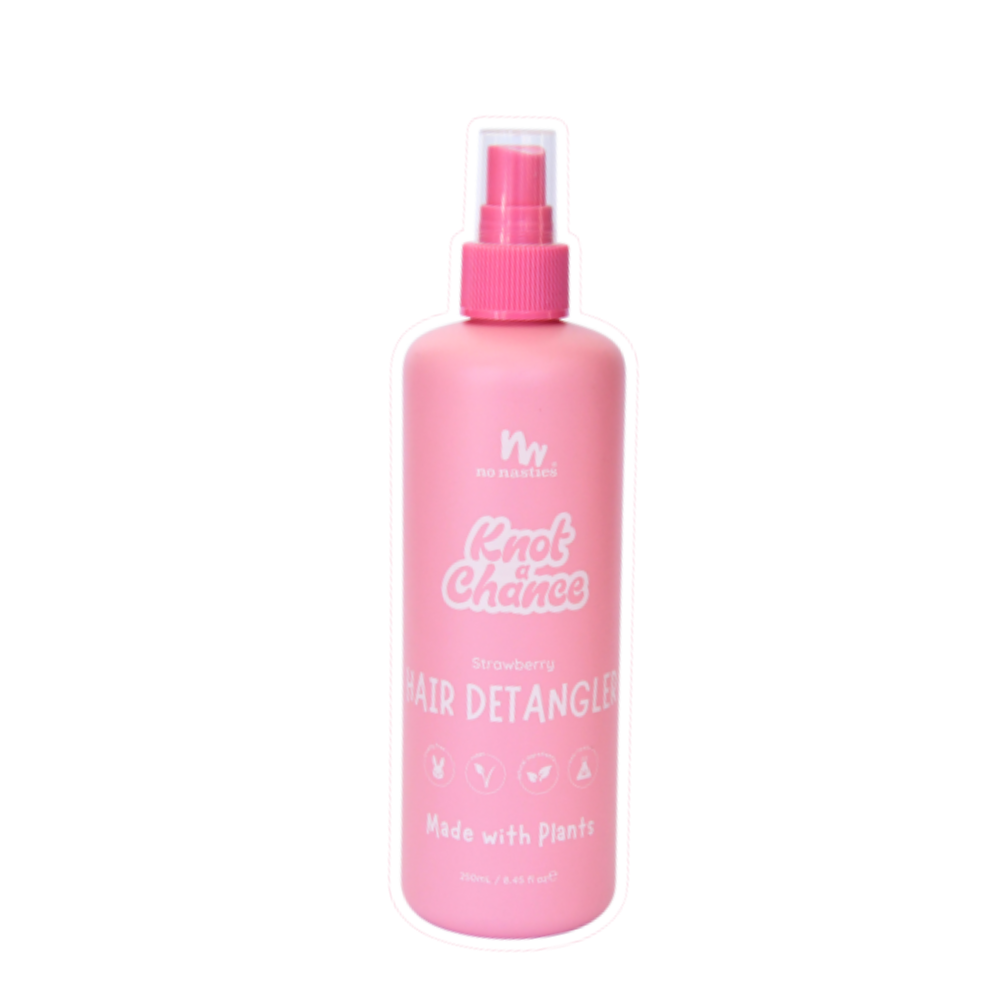 No Nasties Slick Kids Hair Detangler Spray in Strawberry 250ML