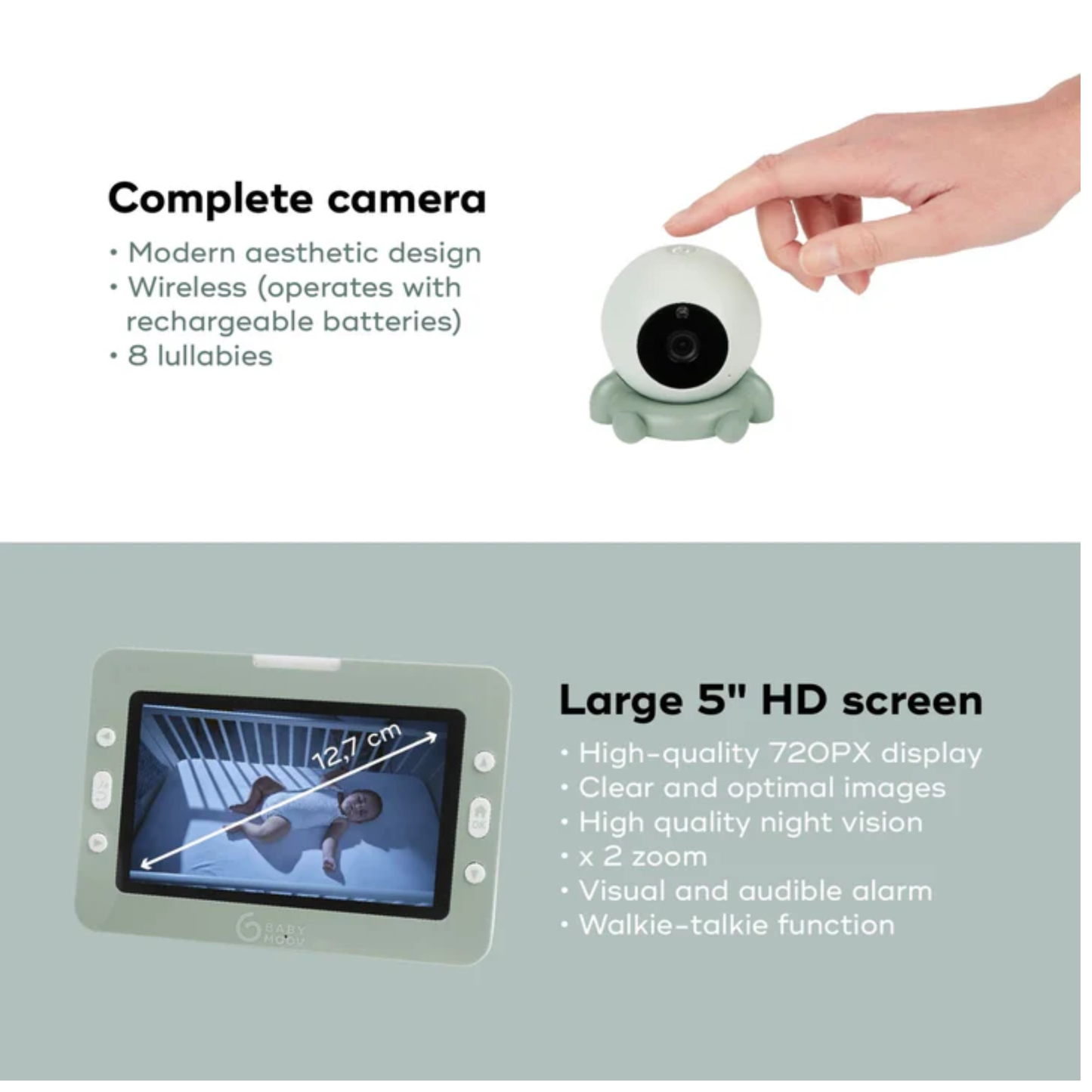 Babymoov Yoo Go+ HD | Video Baby Monitor