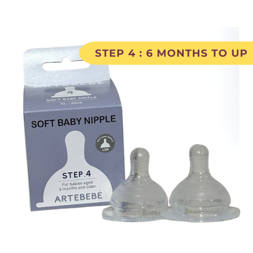 ARTEBEBE Soft Anti-Colic Baby Bottle Nipple