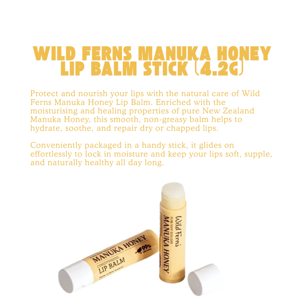 Wild Ferns Manuka Honey Conditioning Lip Balm Stick (4.2g)
