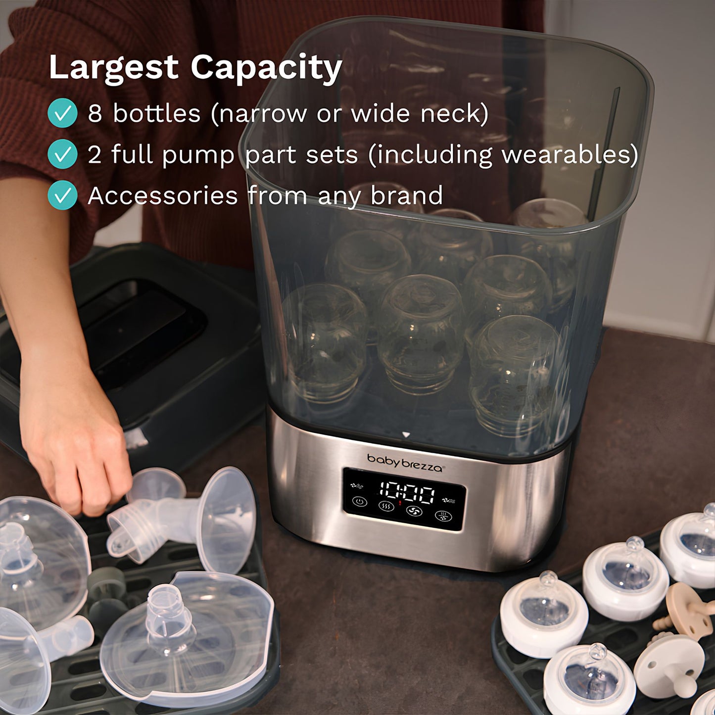 Baby Brezza Superquick Sterilizer - Stainless