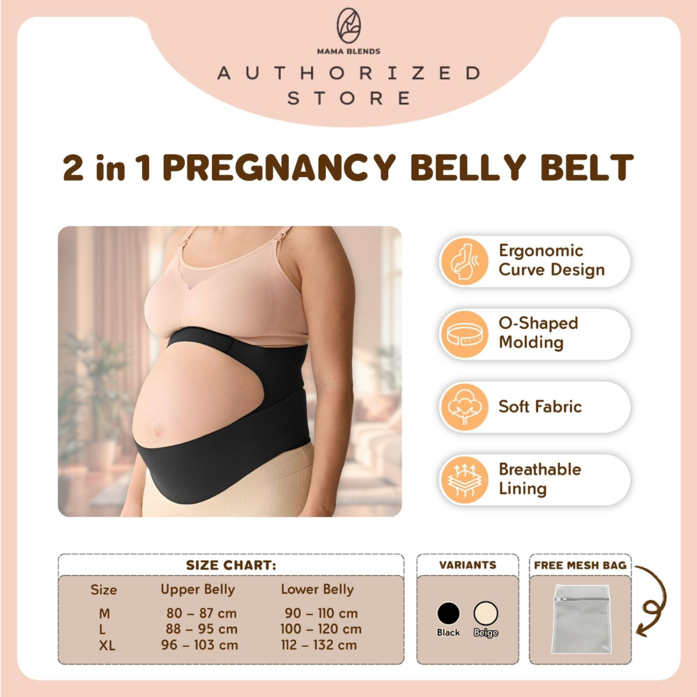 Lunabebe by Mama Blends Premium 2 in 1 Seamless Belly Lift