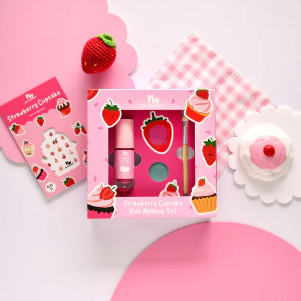 No Nasties Natural Kids Makeup Gift Set I Hypoallergenic, Easy to wash off, Vegan and Cruelty-Free