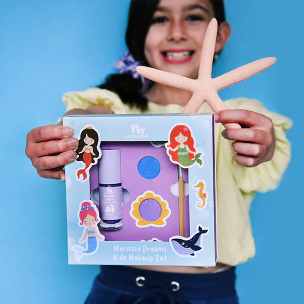 No Nasties Natural Kids Makeup Gift Set I Hypoallergenic, Easy to wash off, Vegan and Cruelty-Free