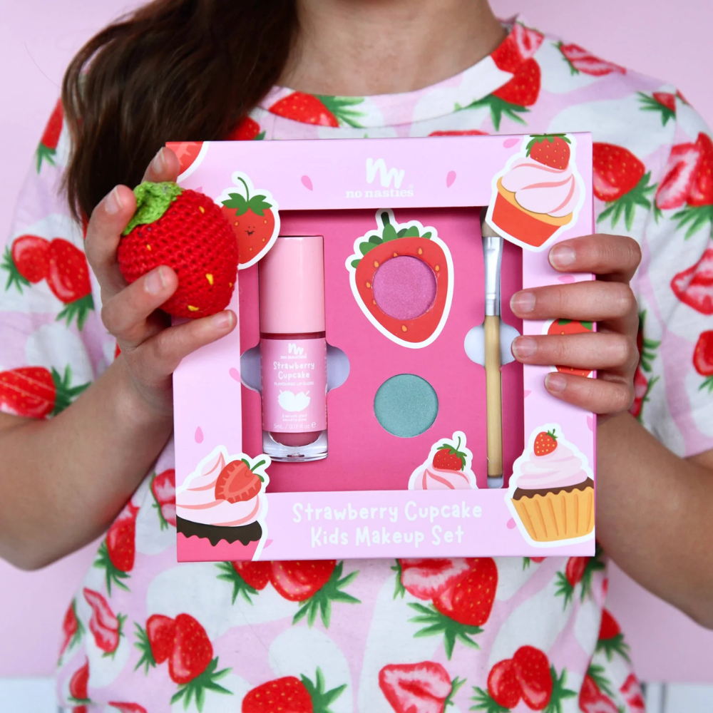No Nasties Natural Kids Makeup Gift Set I Hypoallergenic, Easy to wash off, Vegan and Cruelty-Free