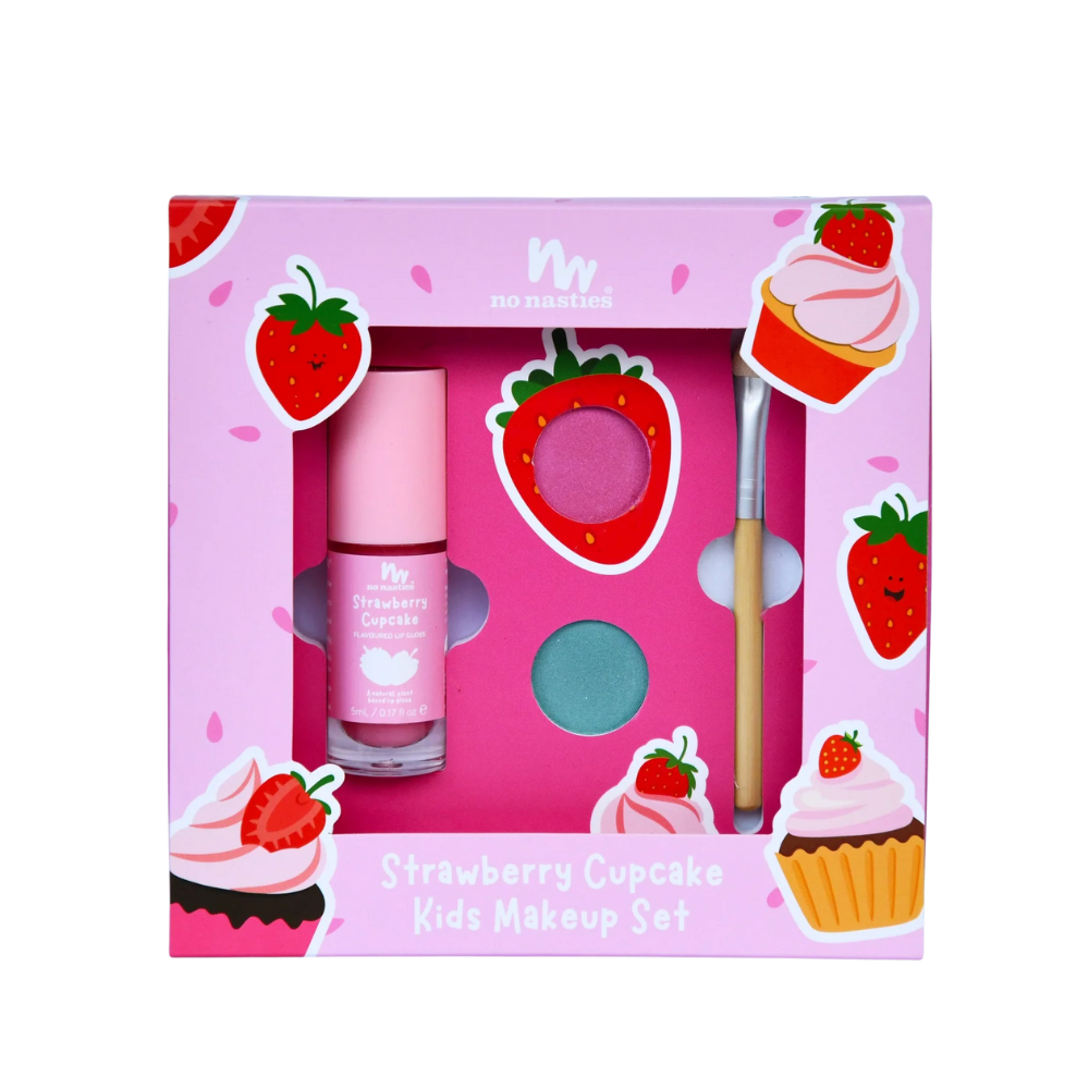 No Nasties Natural Kids Makeup Gift Set I Hypoallergenic, Easy to wash off, Vegan and Cruelty-Free