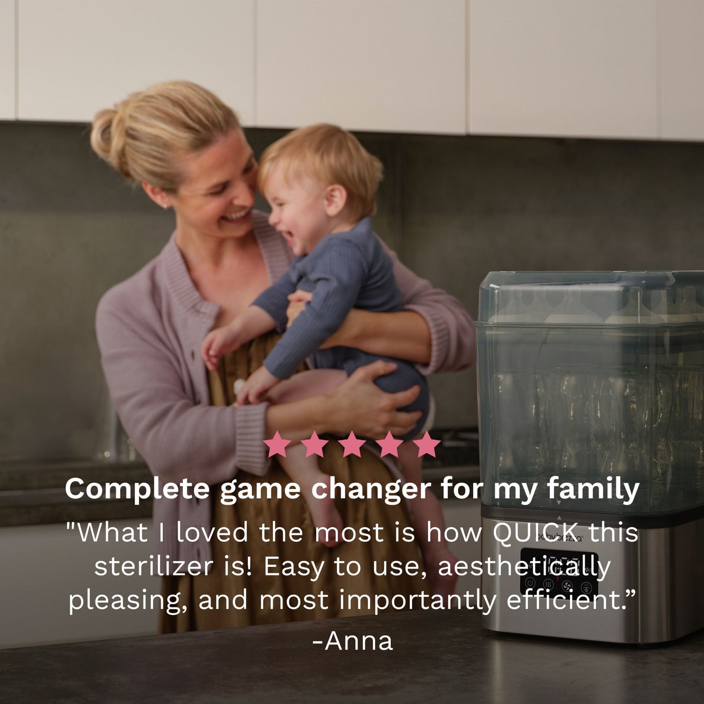 Baby Brezza Superquick Sterilizer - Stainless