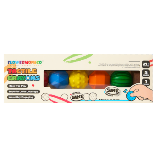 Flower Monaco Tactile Crayons