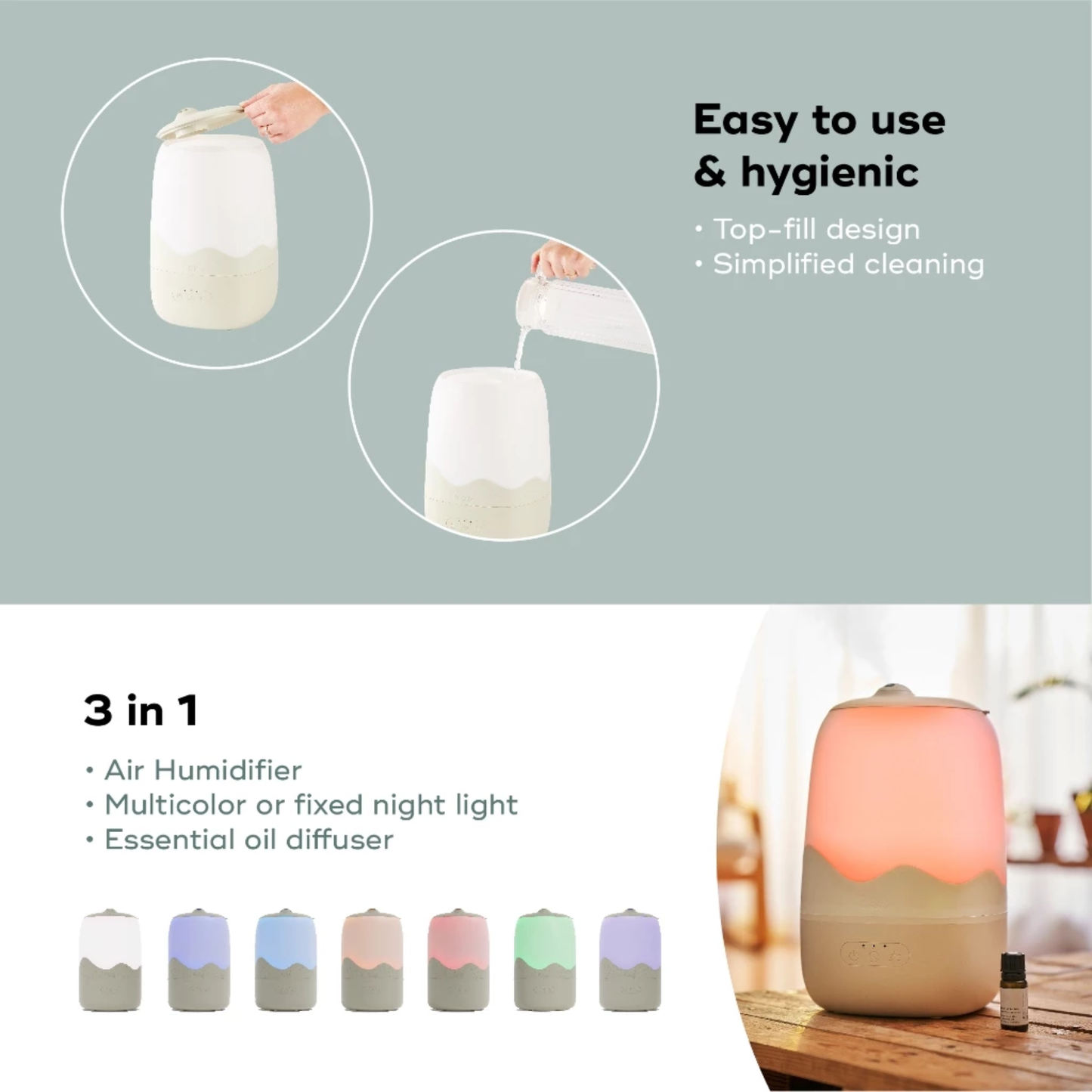 Babymoov Wave Cool Mist Air Humidifier