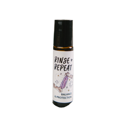 Rinse & Repeat Essential Oil Mood Blends – Balance + Protect (with Tourmaline Crystals)
