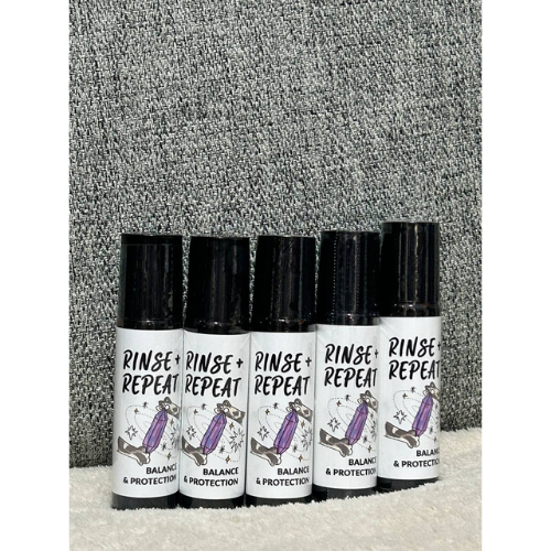 Rinse & Repeat Essential Oil Mood Blends – Balance + Protect (with Tourmaline Crystals)