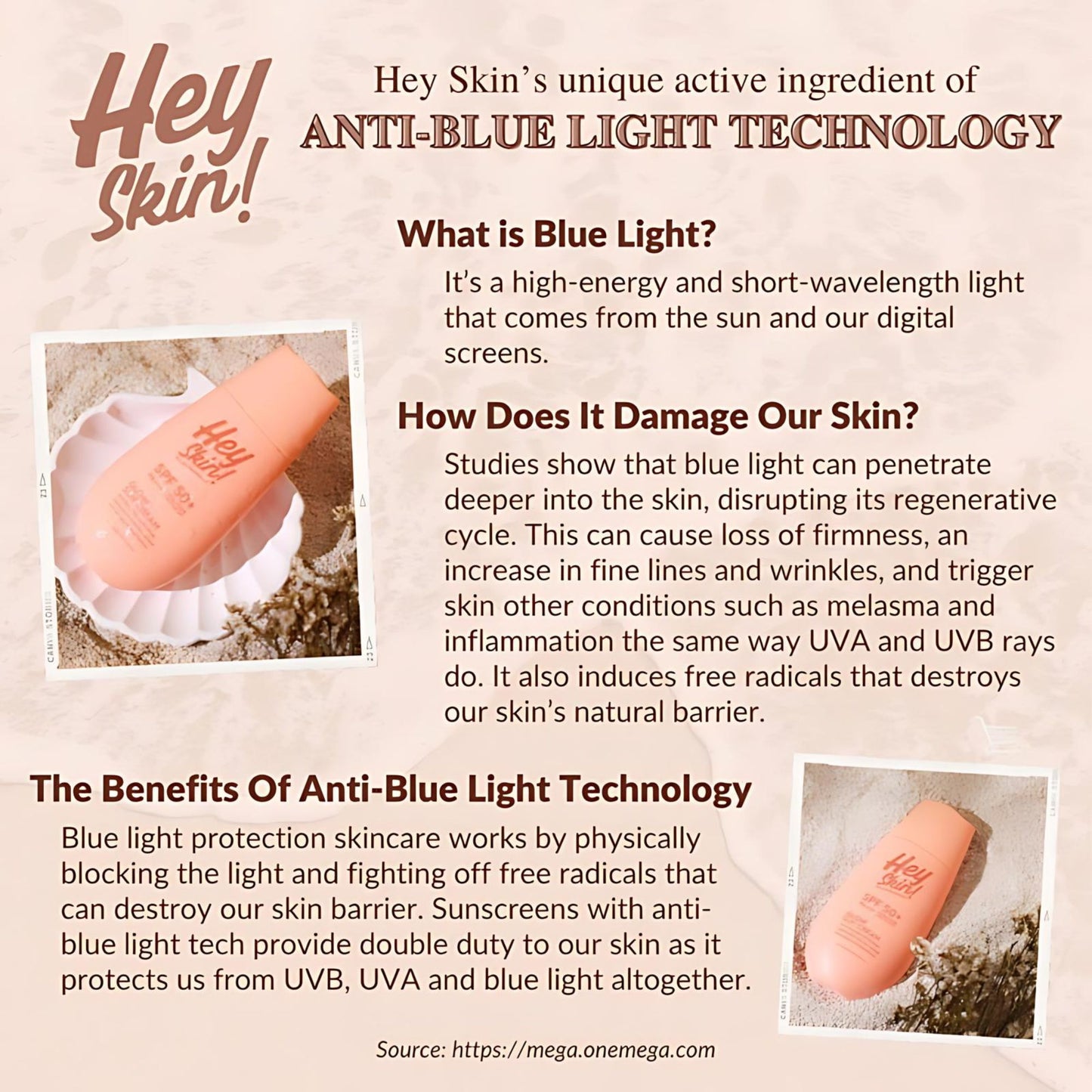 Hey Skin Glow Sun Cream SPF 50+ PA+++ UVA/UVB protection