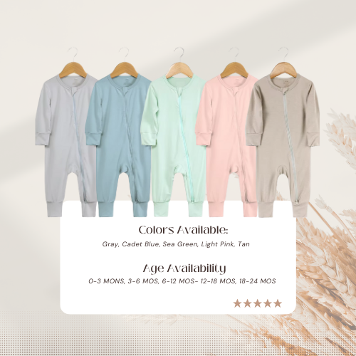 Littles Baby & Kids Clothing Organic Bamboo Footless Sleepsuit