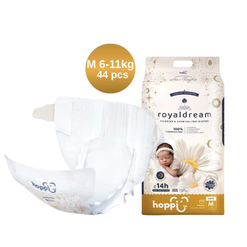 Hoppi RoyalDream Baby Diaper Tape | Hypoallergenic Babies