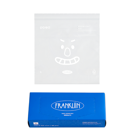Poled Frankliin Baby Antibacterial Zipper Bag