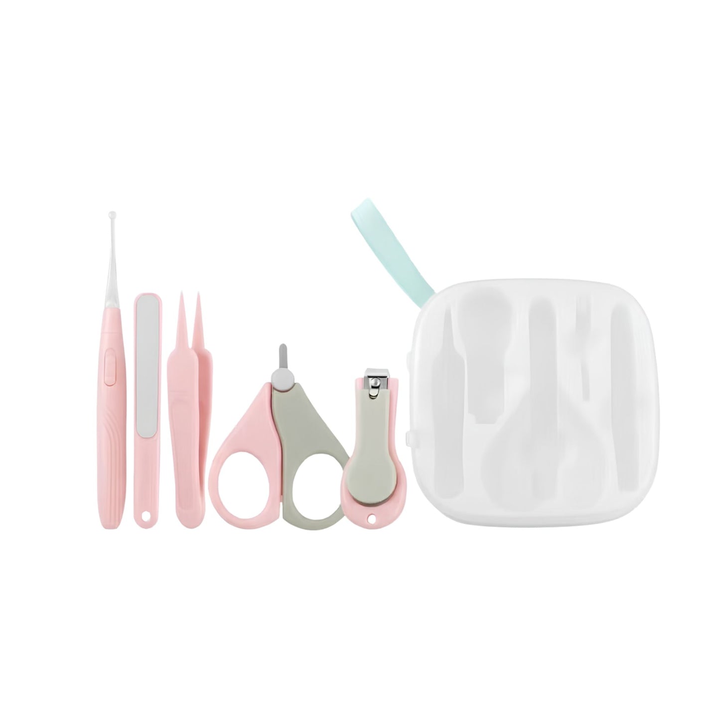 Lunabebe Kids Baby Grooming Kit with Flash Lighting Ear Scoop | 5- Piece