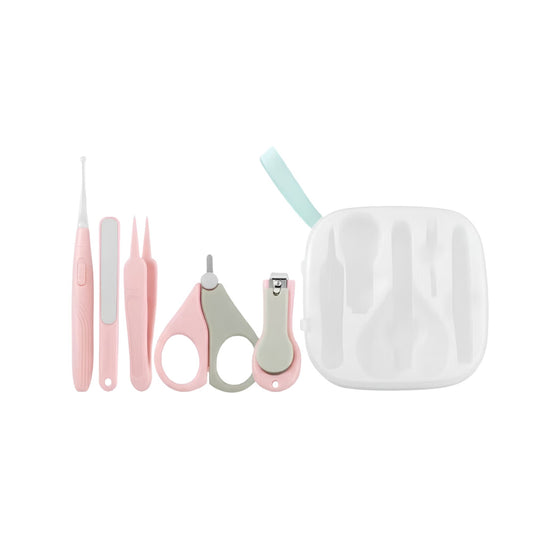 Lunabebe Kids Baby Grooming Kit with Flash Lighting Ear Scoop | 5- Piece