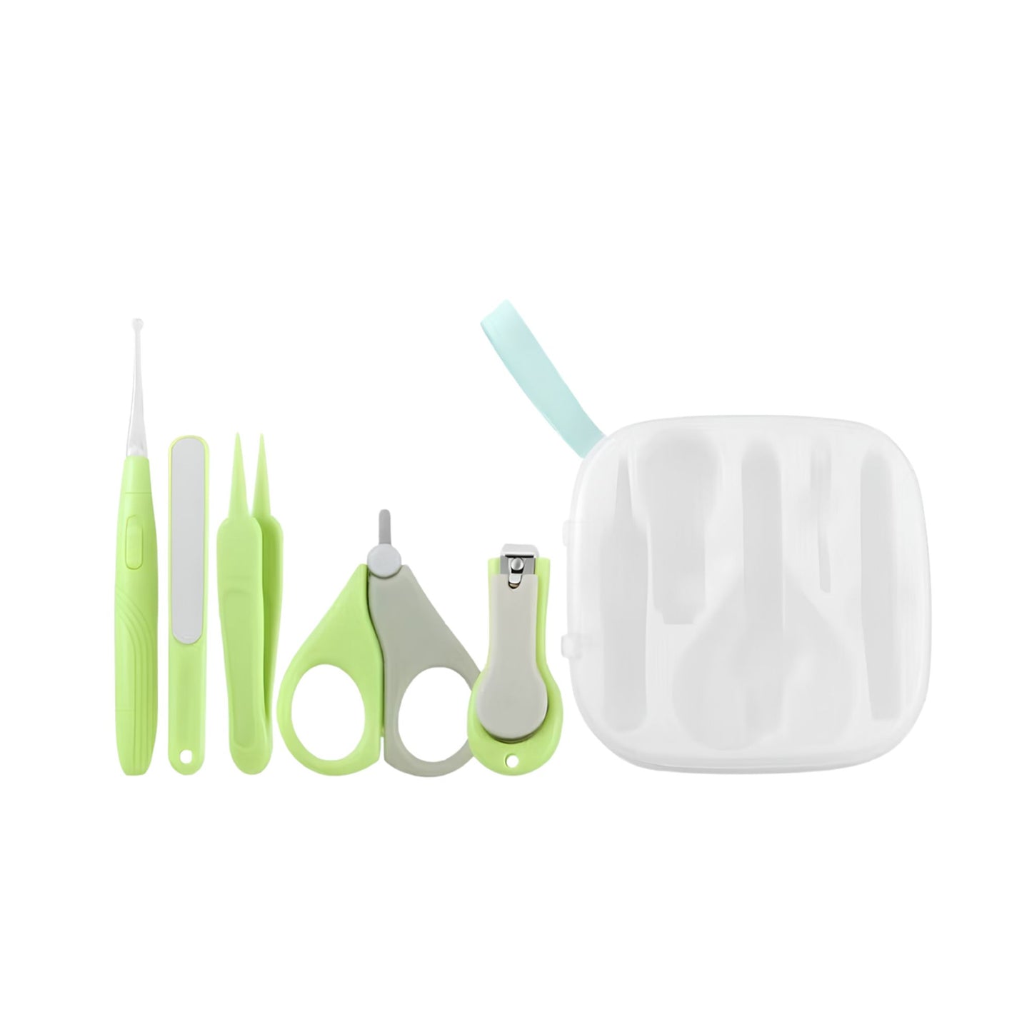 Lunabebe Kids Baby Grooming Kit with Flash Lighting Ear Scoop | 5- Piece