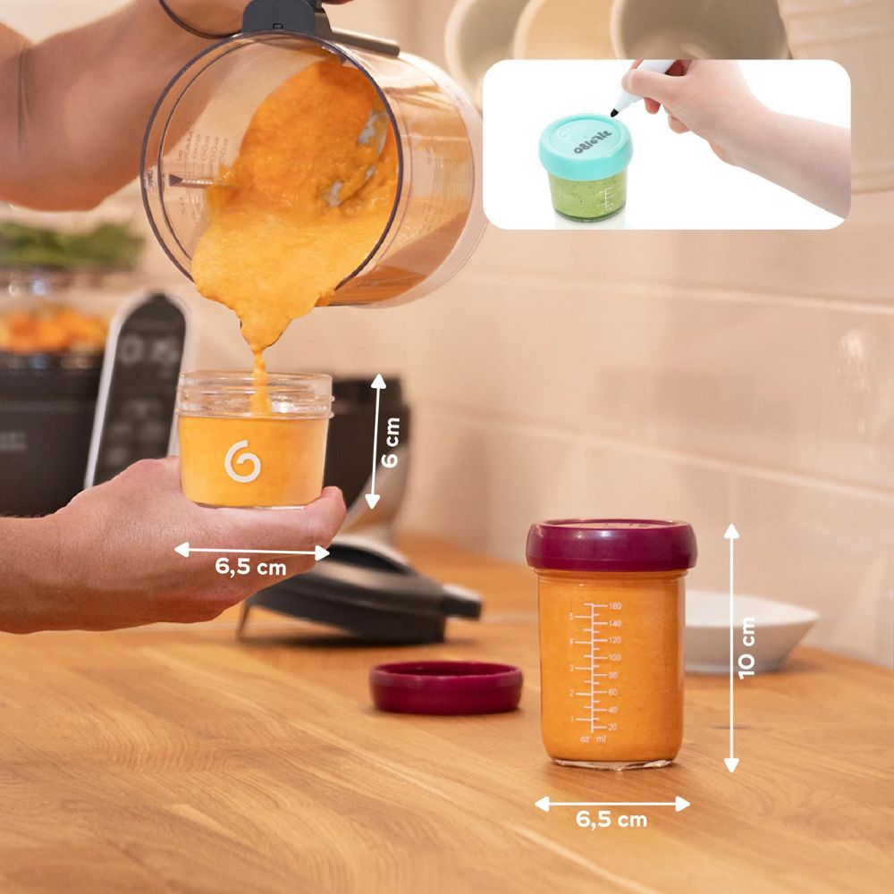 Babymoov Babybowls Glass Storage Containers (Set of 8)