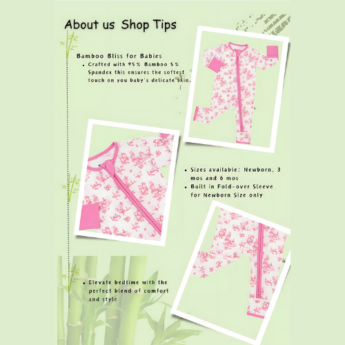 Bamberry TDJ  Zippered Rompers Garden Fresh Collection | Newborn - 0-9 Months