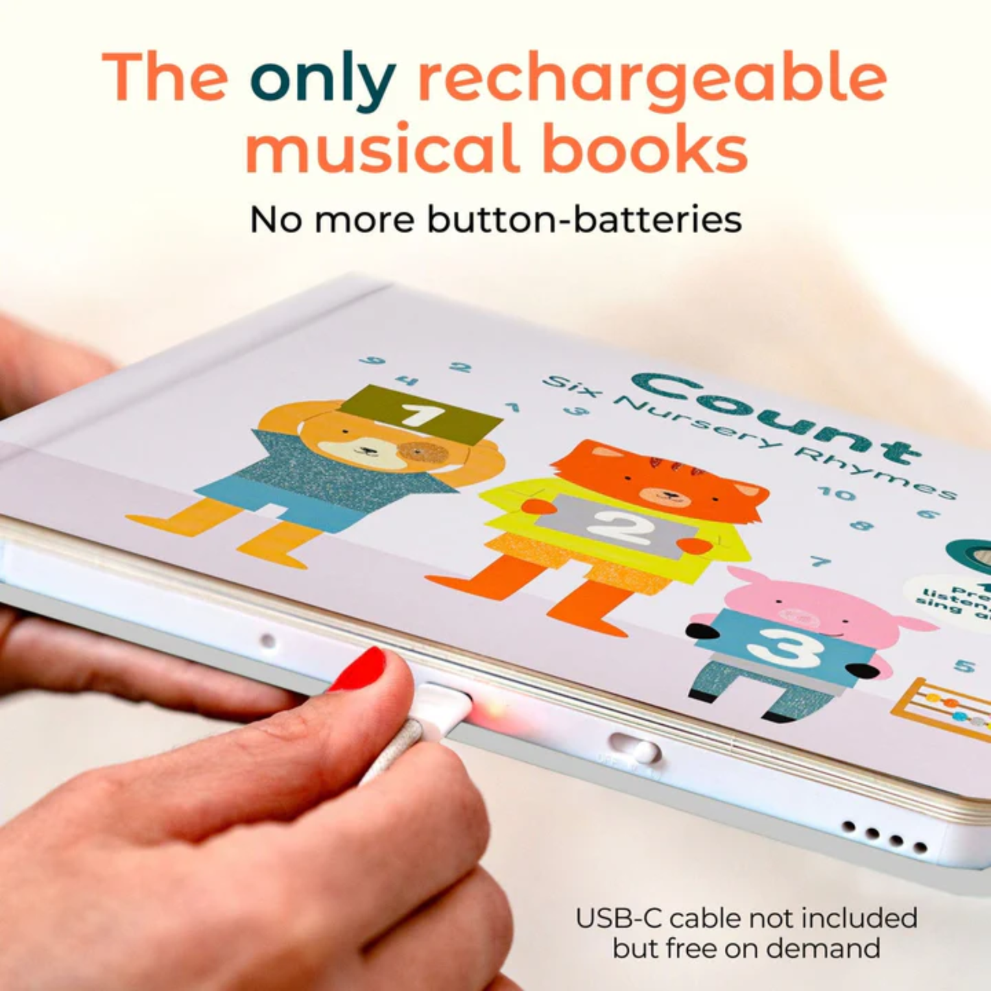 Cali's Books Count With Nursery Rhymes - (Rechargeable)