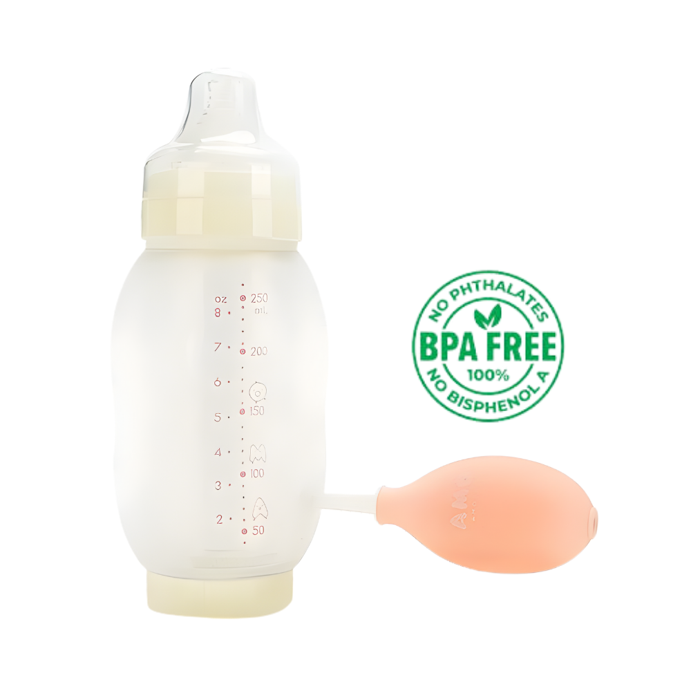 AMOBABY Baby Bottle in Silicone Balloon Cover |TRITAN Medical Grade Materials
