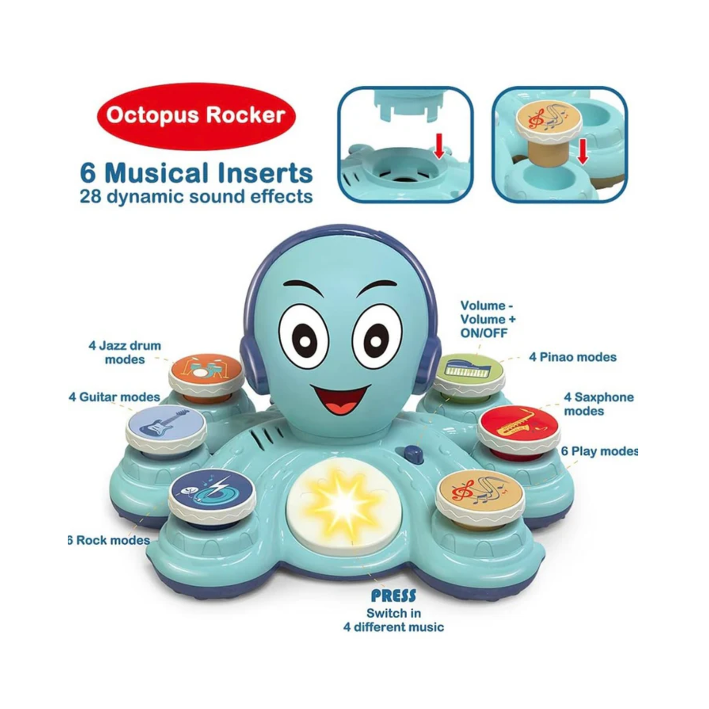 Little Fat Hugs Octopus Rocker