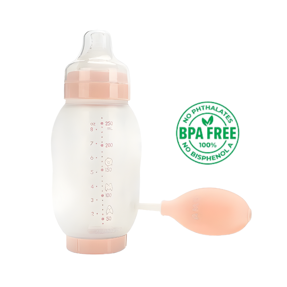 AMOBABY Baby Bottle in Silicone Balloon Cover |TRITAN Medical Grade Materials