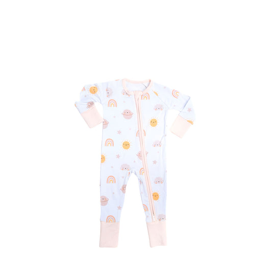 Bao Bei PH Maxi Bamboo Zippered Frogsuit with Mittens and Footsies for Newborn Infant Baby Onesie