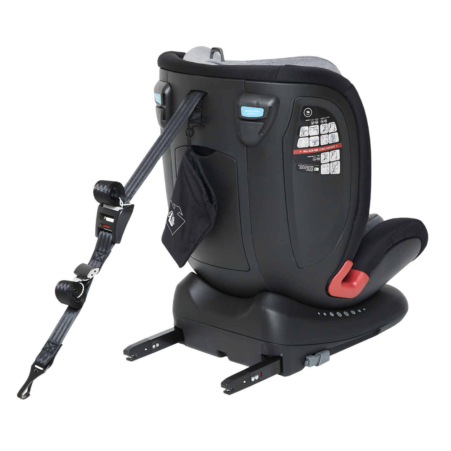 Poled All Age 360 Car Seat (0-12 years old)