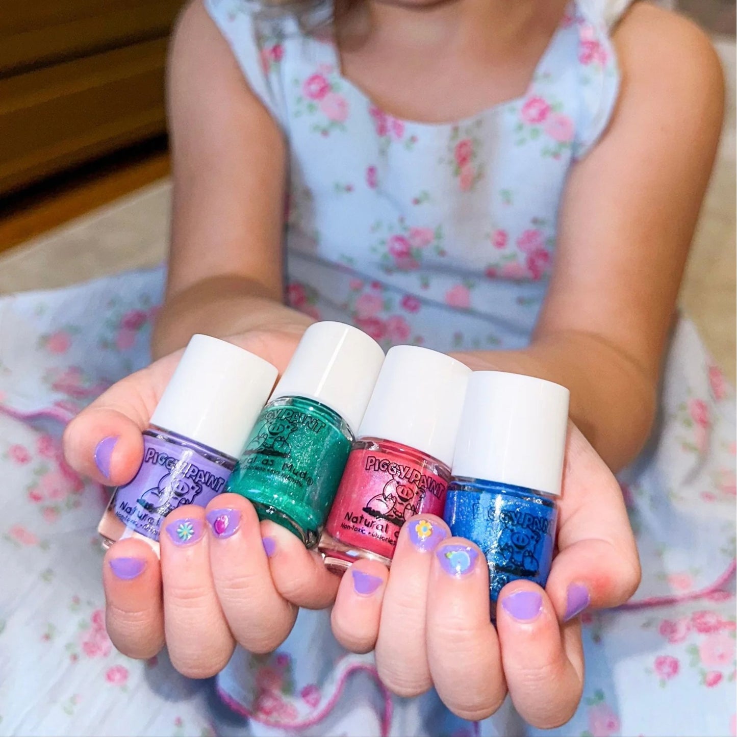 Piggy Paint Sofia the First 4-Polish Box Set - Kids Non-toxic Nail Polish