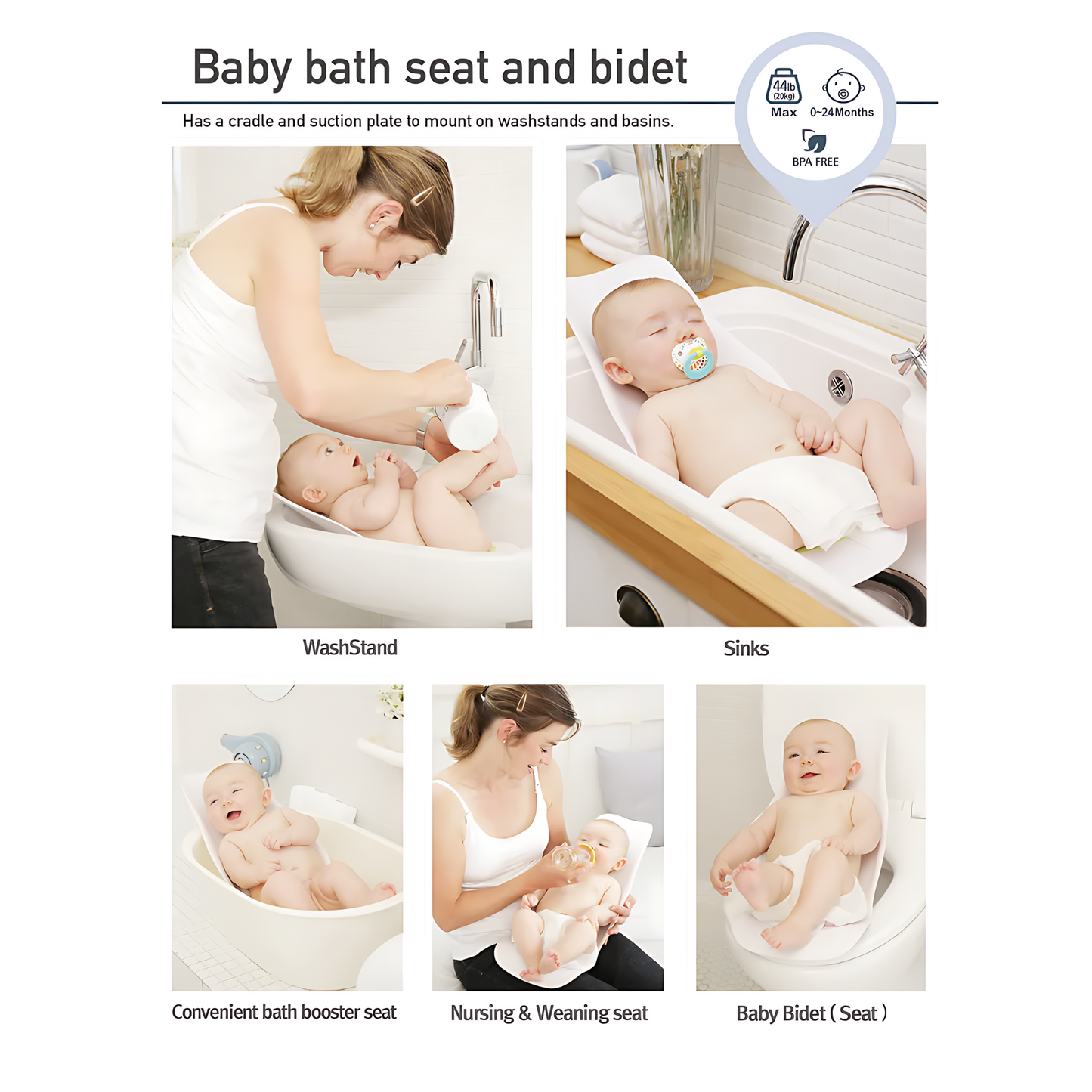 Murmur Smart Baby Bath Seat and Bidet