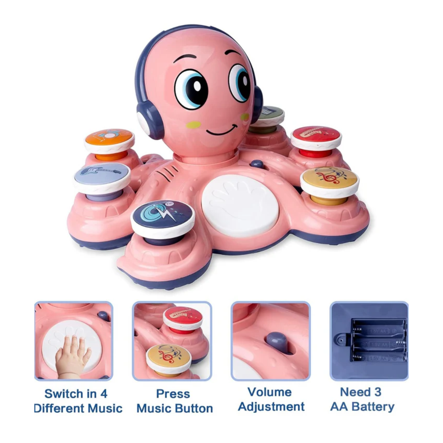 Little Fat Hugs Octopus Rocker