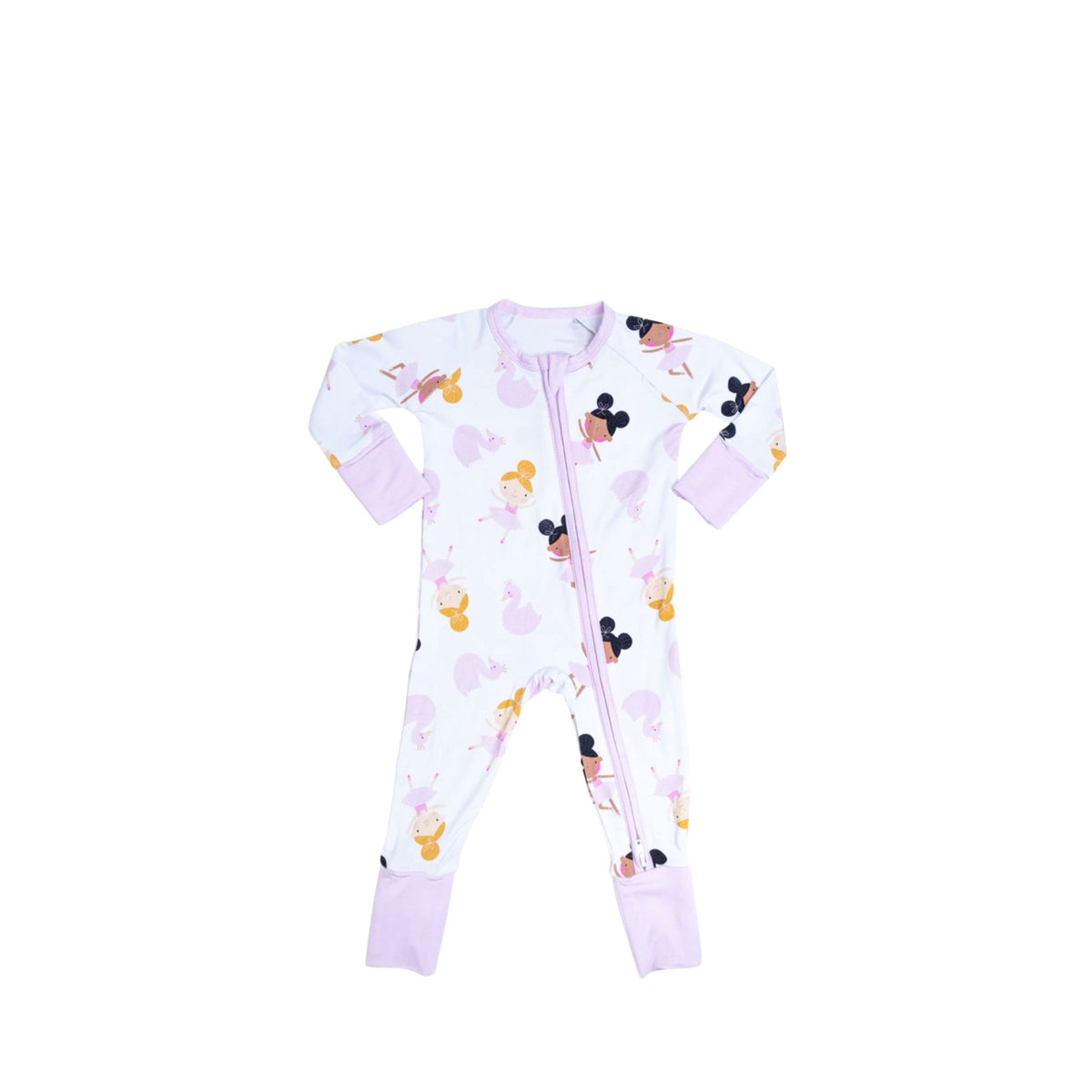 Bao Bei PH Maxi Bamboo Zippered Frogsuit with Mittens and Footsies for Newborn Infant Baby Onesie